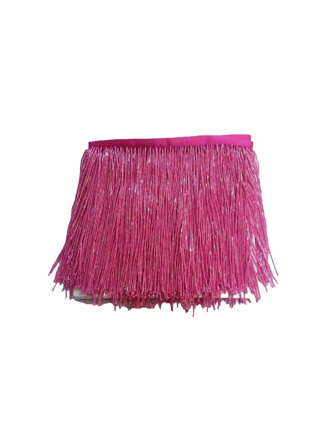 Frangia da cucire a Cannette Pink pacco - 1MT.
