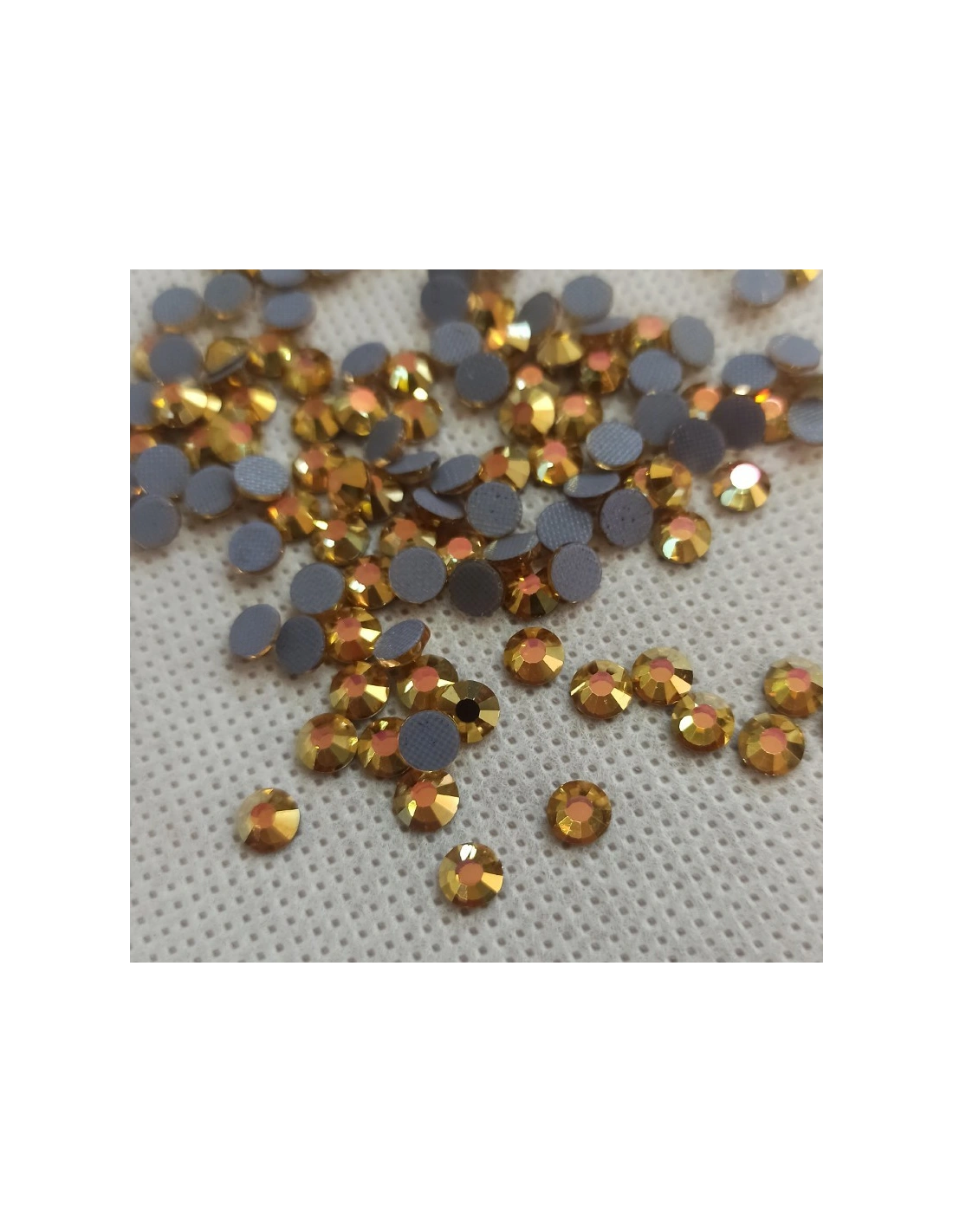 Rhinestones Gt Crystal Hotfix ss 30 Jet Hematite- 144 pcs - Hotfix Strass