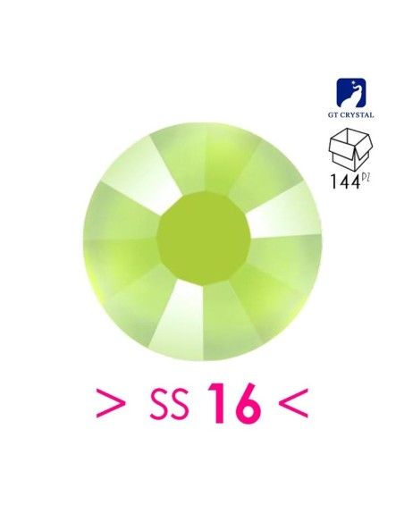 Rhinestones Gt Crystal Hotfix ss 16 Peridot - 144 pcs - Hotfix Strass