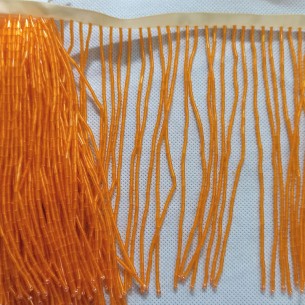 Fringe sewing Bugles Orange... 2