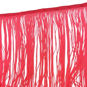 Frangia in Tripolino cm 15 Corallo - Pacco 1 mt. 2