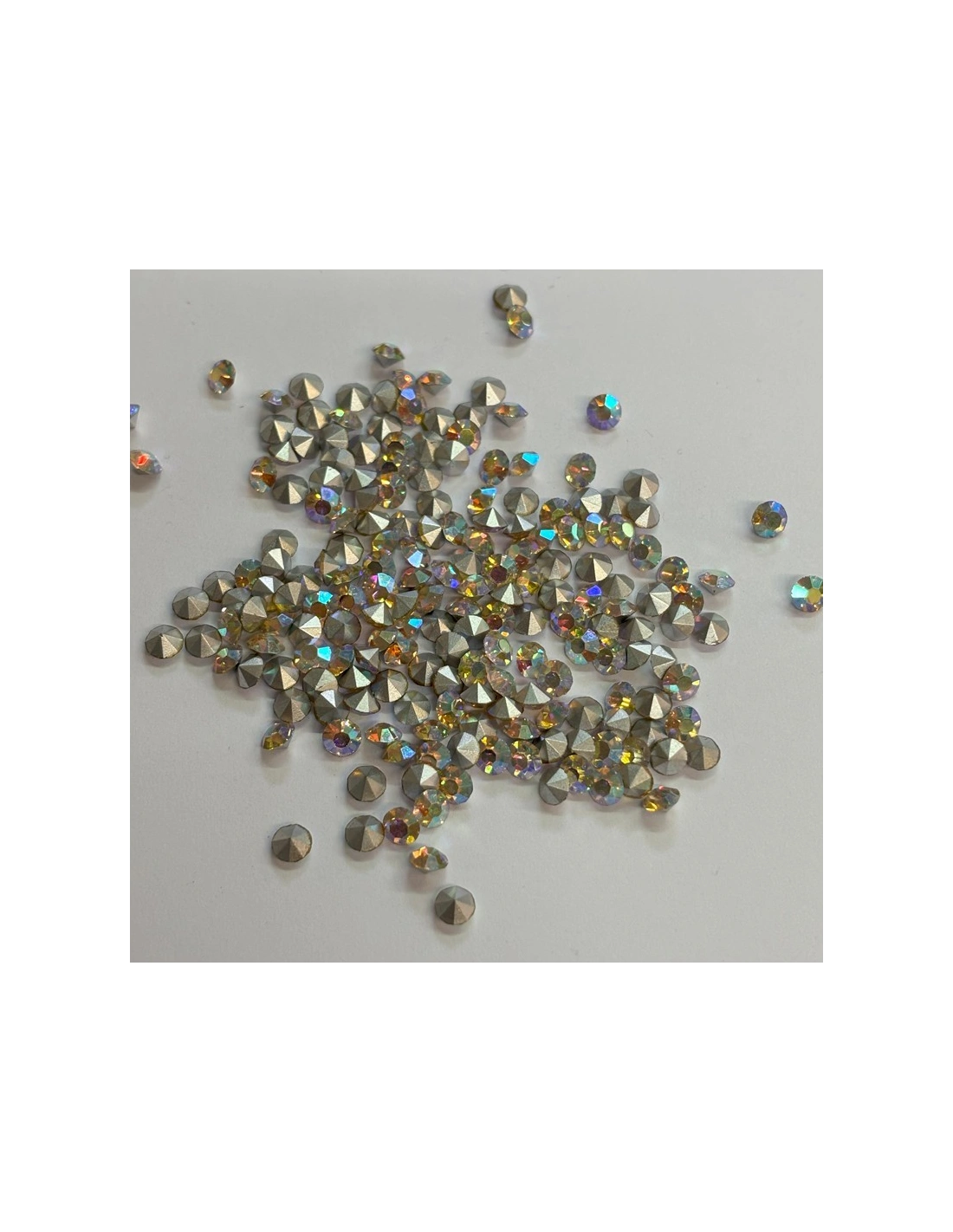 Strass Tondo Conico ss 20  Crystal AB - 144PZ