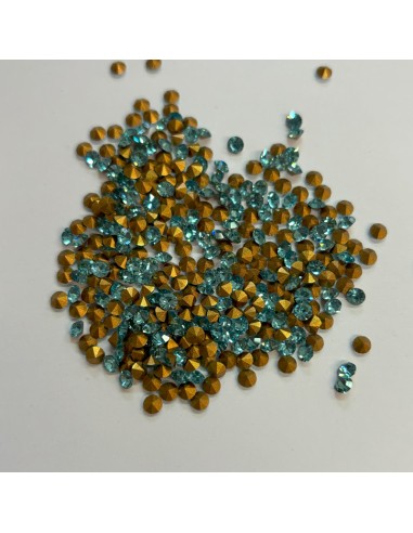 Strass Tondo Conico ss 14,5  Aqua - 144PZ Strass Tondo Conico ss 14,5  Aqua - 144PZ
