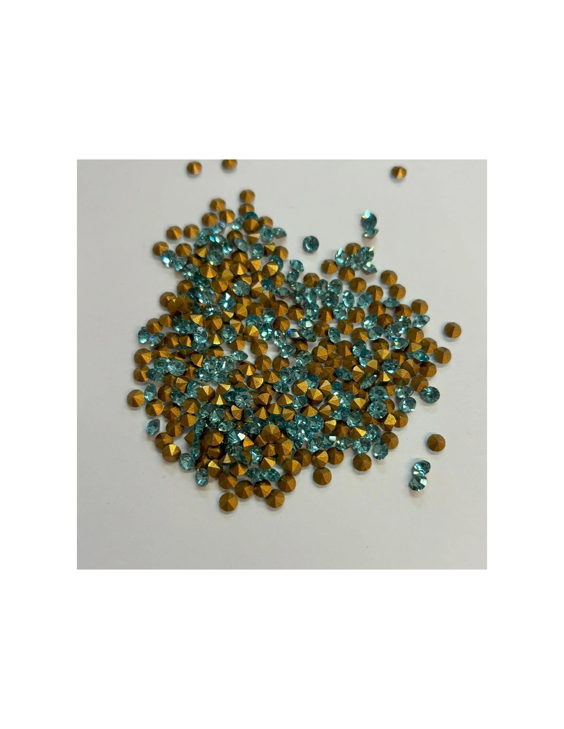 Strass Conical Round ss 6 Aqua - 144PCS - Conical rhinestones