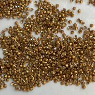 Strass Tondo Conico ss 7,5  Lt. Col. Topaz - 144PZ 2