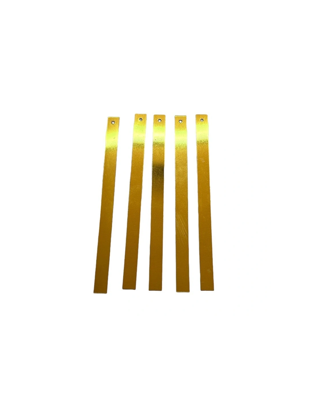Rectangular sewing sequins mm 75x5 Gold - 50GR