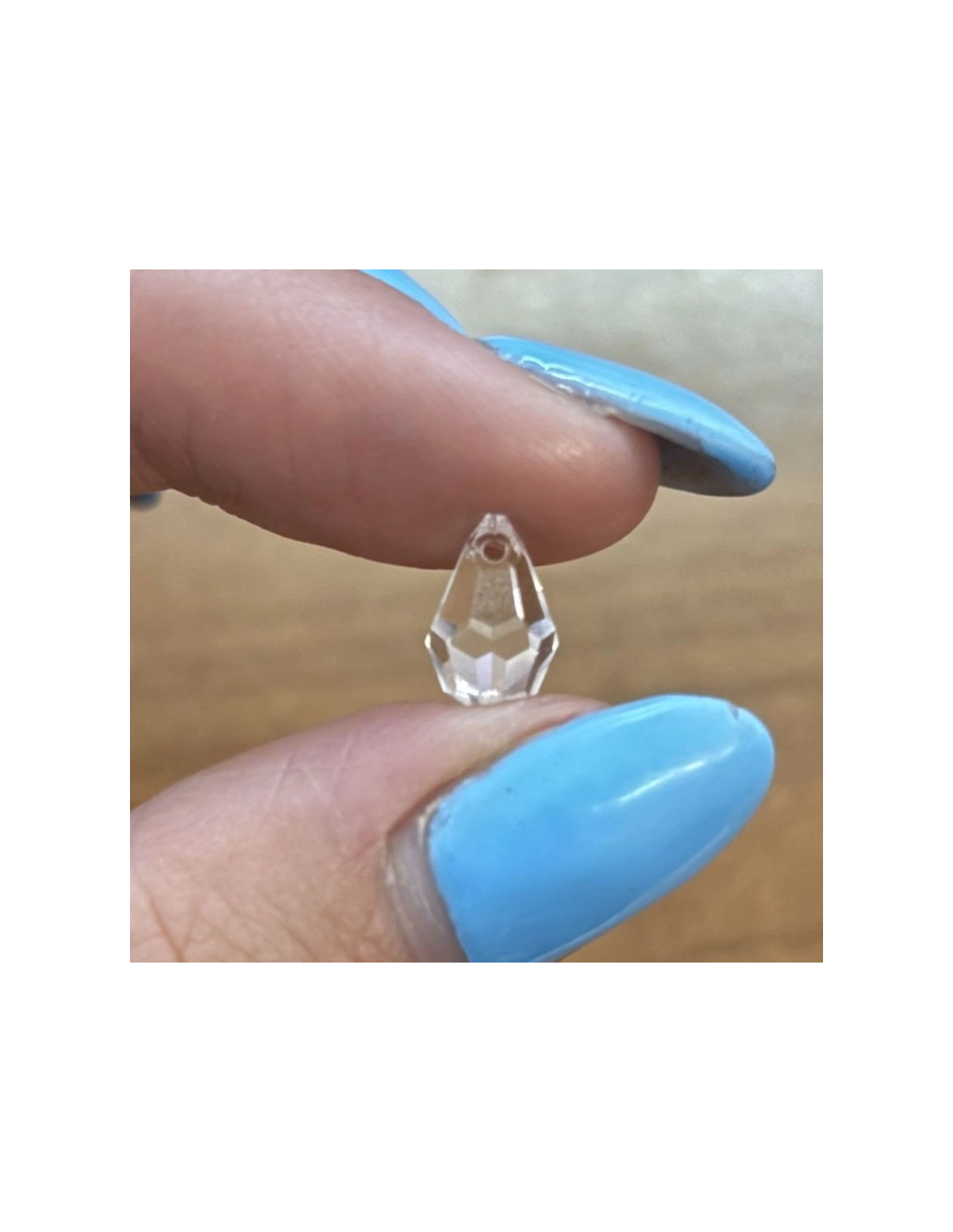 Goccia in Cristallo mm 6x10 Crystal - 36PZ - Beads da cucire