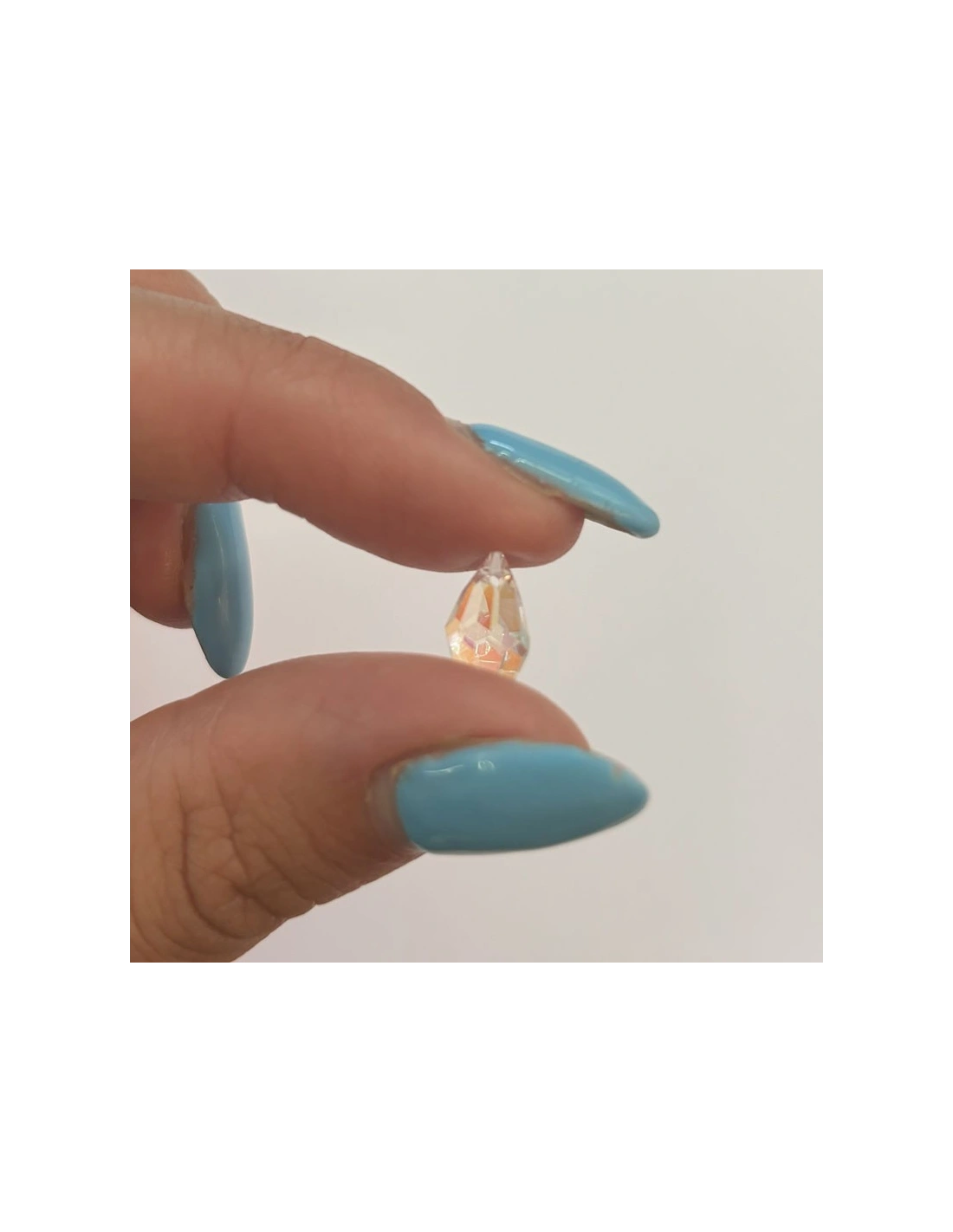 Goccia in Cristallo mm 6x10 Crystal AB - 36PZ
