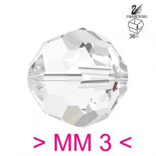 Sfera Swarovski mm 3 Crystal - 36PZ