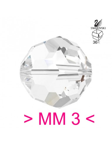 Sfera Swarovski mm 3 Crystal - 36PZ