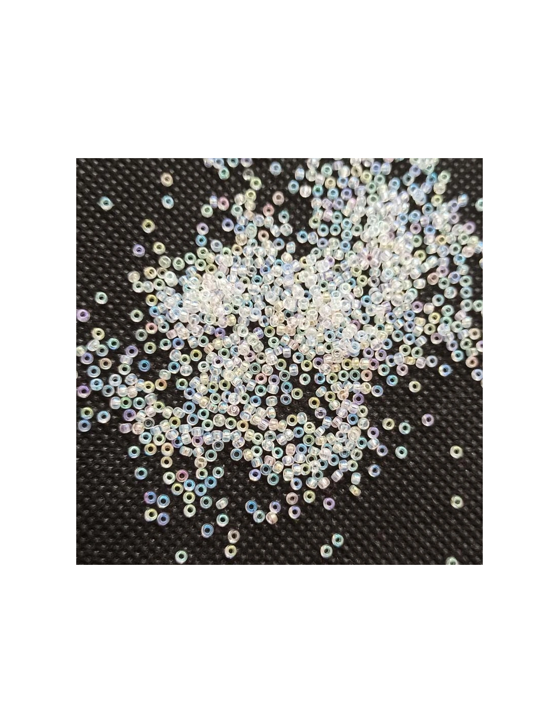 Seed Beads Preciosa 11/0 (mm 2,1)  Crystal AB - 100GR - Rocailles and bugles