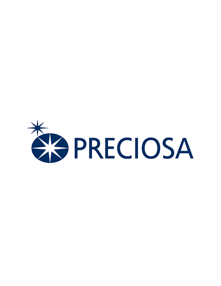 Bugle Round Preciosa  0.5 "(1.1mm) Crystal-Silver - 100GR - Rocailles and bugles