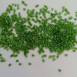 Cannetta Preciosa 2 tagli 9/0 (mm 2,6) Peridot-Argento - 100GR 2