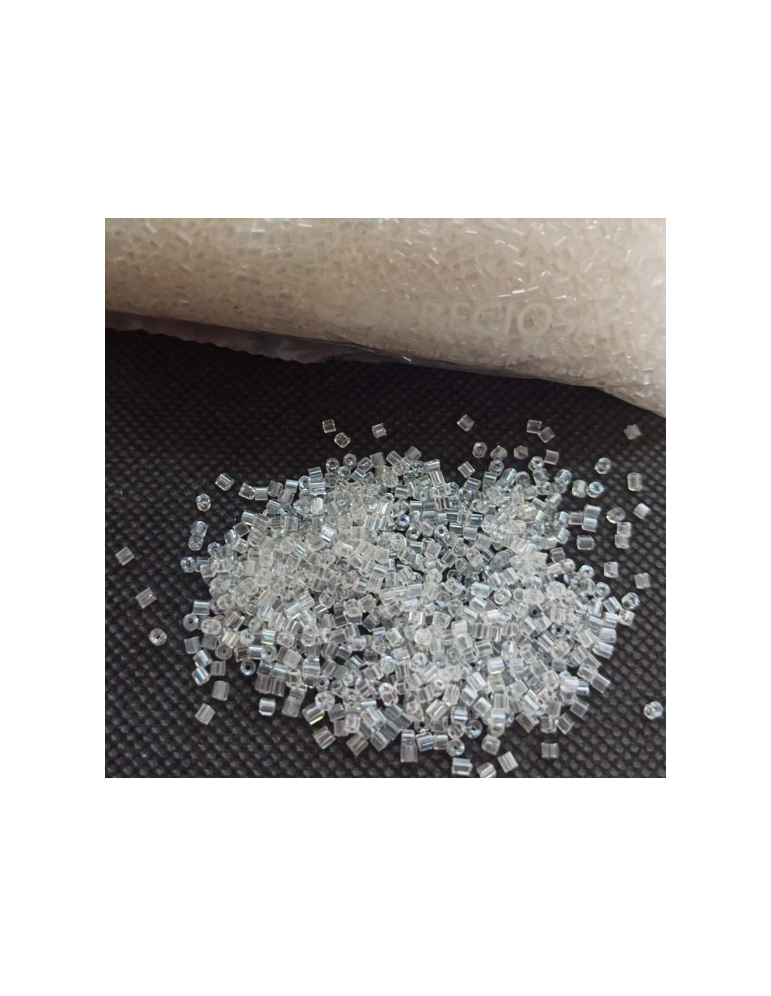 Cannetta Preciosa 2 tagli 10/0 (mm 2,3) Crystal - 100GR