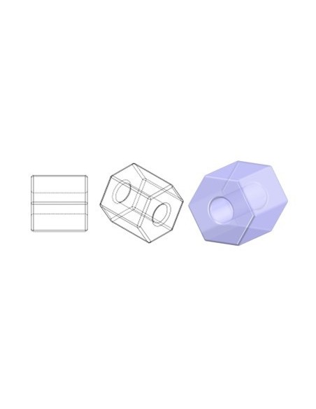 Cannetta Preciosa 2 tagli 11/0 (mm 2,1) Crystal - 100GR - Corallini e canottiglie