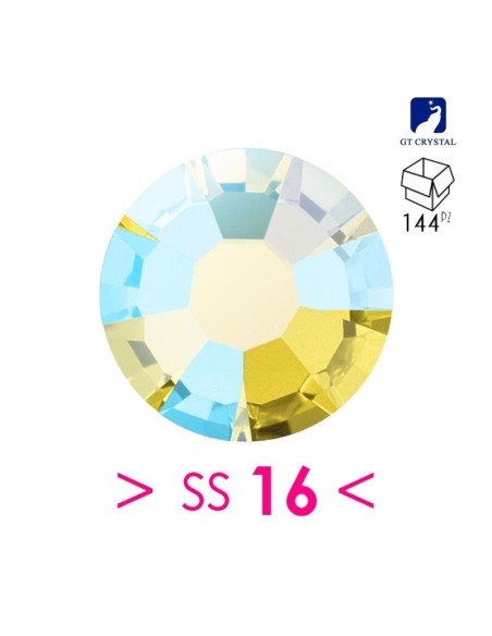 Rhinestones Gt Crystal Hotfix ss 16 Lt. Col. Topaz - 144 pcs - Hotfix Strass