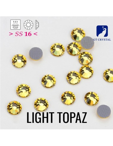 Strass GT Crystal Termoadesivi ss 16 Light Topaz - 144PZ