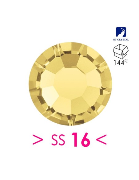 Strass GT Crystal Termoadesivi ss 16 Light Topaz - 144PZ