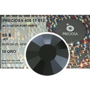 Preciosa Strass Termoadesivi ss 6 Jet - 1440 PZ