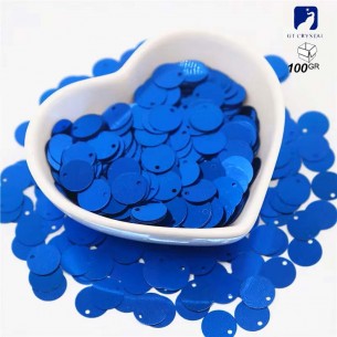 Paillettes da cucire Rotonde mm 25 Sapphire - 100GR