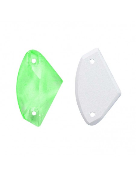 Pietra da Cucire in Cristallo GT Crystal Galactic mm 19x12 Verde Fluo - 1PZ Pietra da Cucire in Cristallo GT Crystal Galactic mm 19x12 Verde Fluo - 1PZ