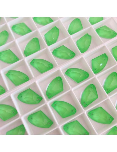 Pietra da Cucire in Cristallo GT Crystal Galactic mm 19x12 Verde Fluo - 1PZ Pietra da Cucire in Cristallo GT Crystal Galactic mm 19x12 Verde Fluo - 1PZ