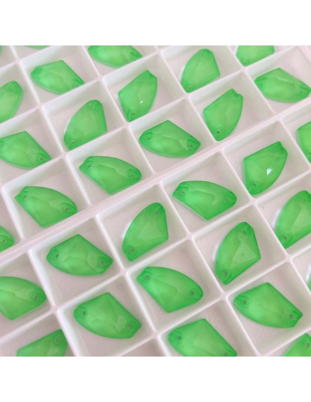 Pietra da Cucire in Cristallo GT Crystal Galactic mm 19x12 Verde Fluo - 1PZ Pietra da Cucire in Cristallo GT Crystal Galactic mm 19x12 Verde Fluo - 1PZ