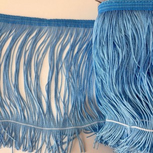 Frangia in Tripolino cm 15 Cielo - Pacco 1 mt. 2