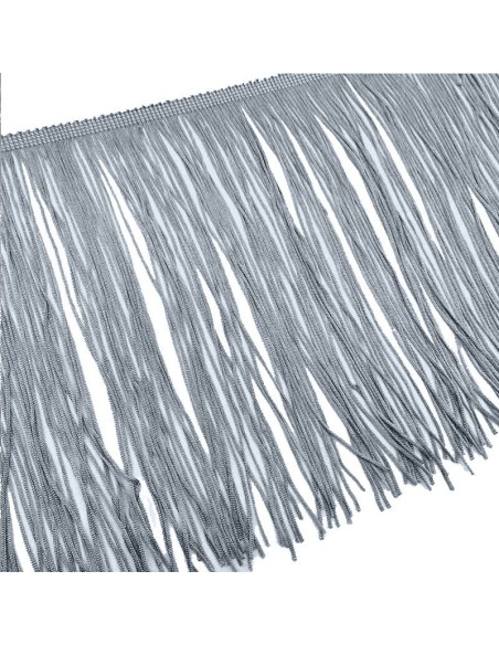 Frangia in Tripolino cm 30 Grigio Antracite - Pacco 1 mt.