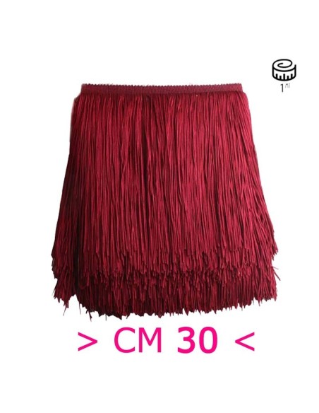 Tripolino Fringe cm 30 Amaranth - Pack of 1 mt.