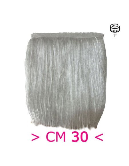 Tripolino Fringe cm 30 Silk White - Pack of 1 mt.