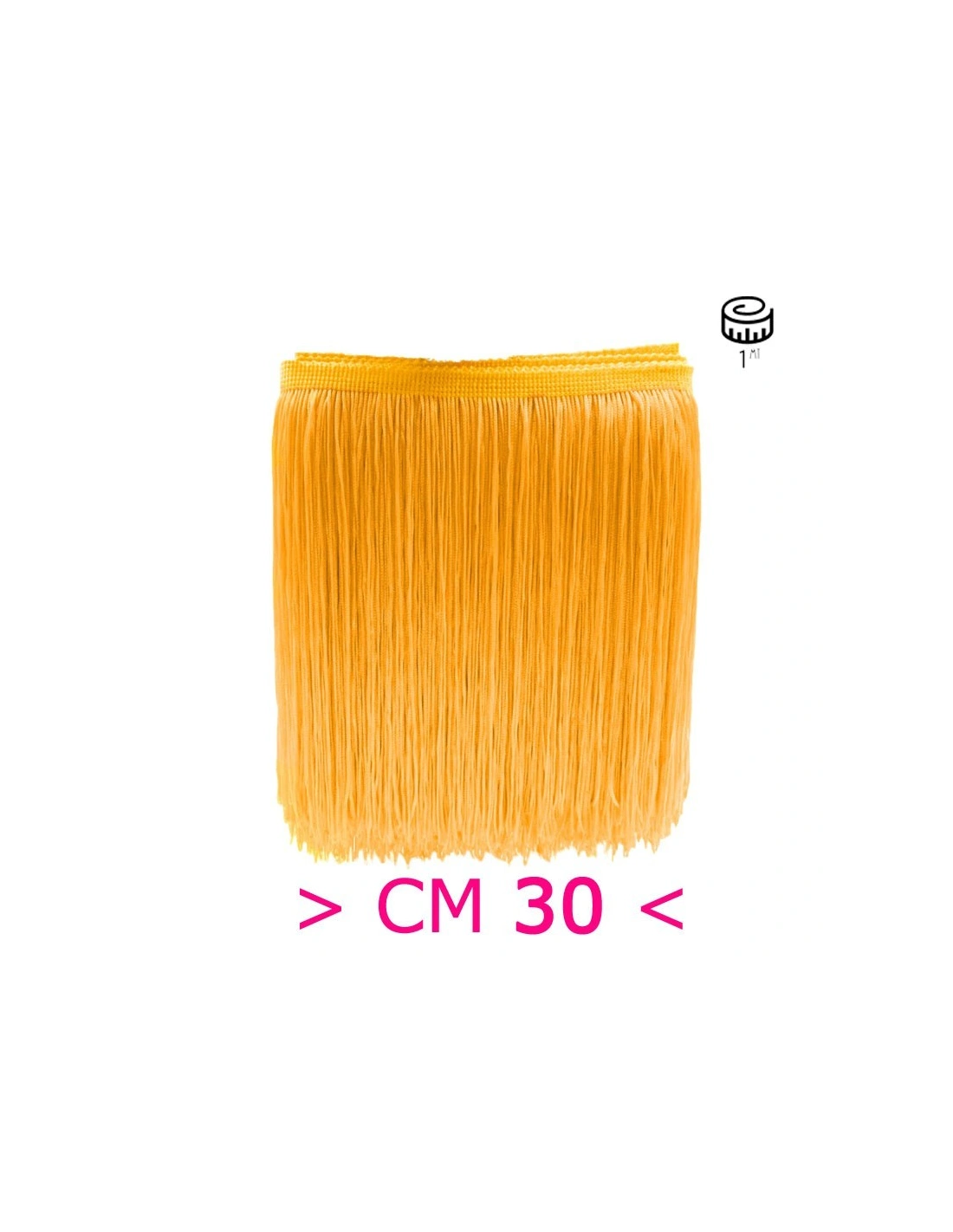Tripolino Fringe cm 30 Yellow Sun - Pack of 1 mt.
