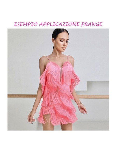 Tripolino Fringe cm 30 Pink Antique - Pack of 1 mt.