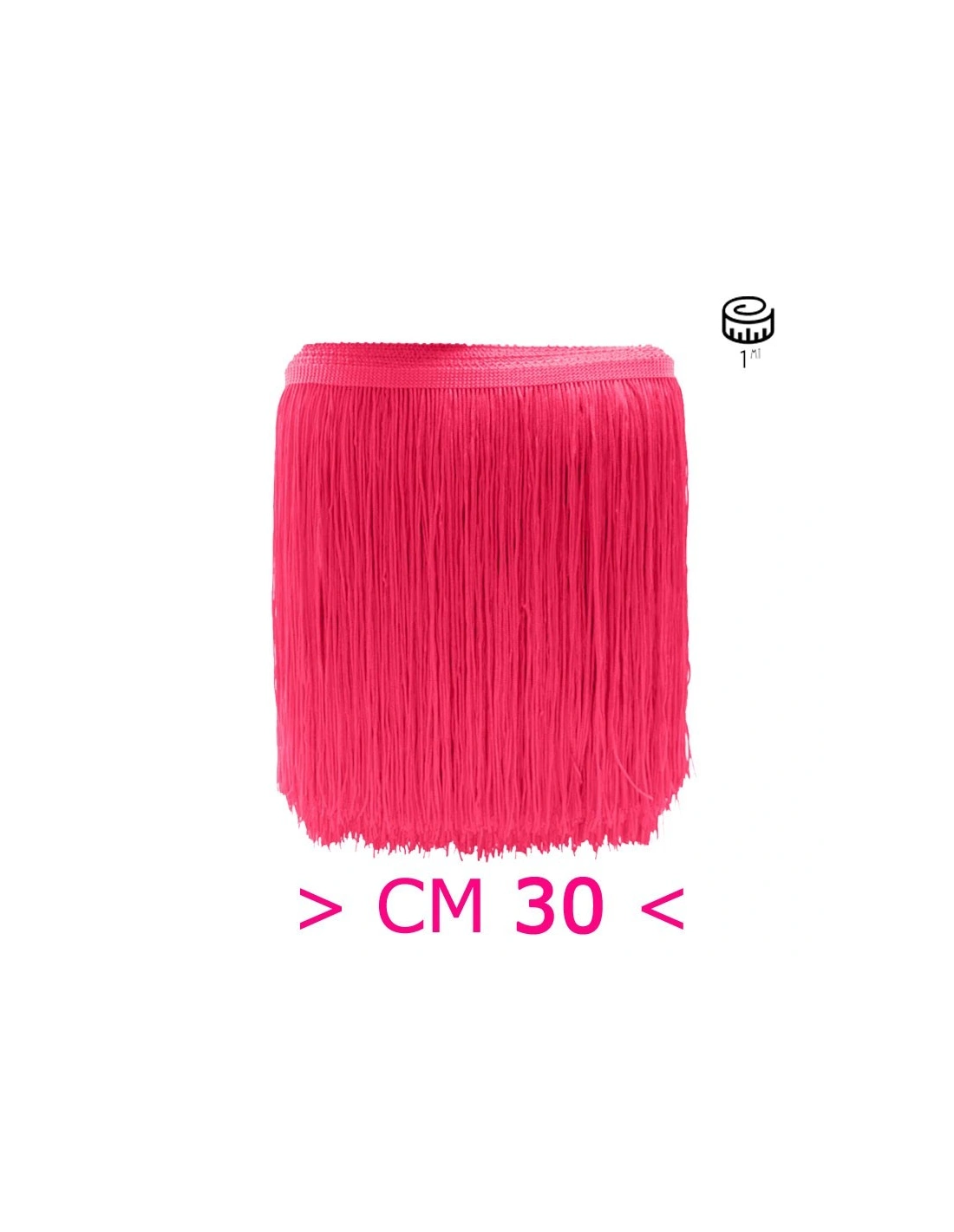 Tripolino Fringe cm 30 Pink Fluo - Pack of 1 mt.