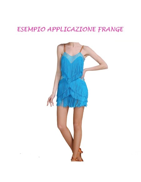 Frangia in Tripolino cm 30 Tiffany - Pacco 1 mt.