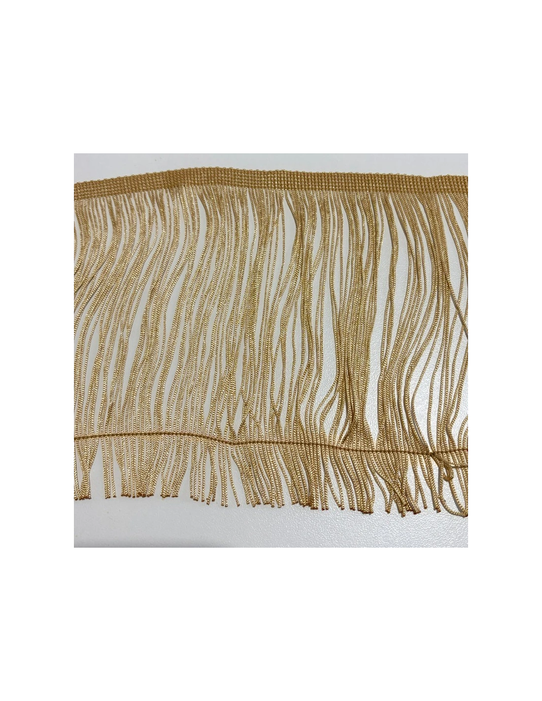 Frangia in Tripolino cm 15 Beige - Pacco 1 mt.