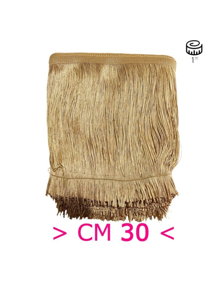Tripolino Fringe cm 30 Beige - Pack of 1 mt.