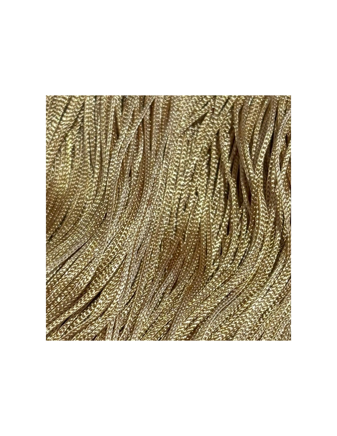 Frangia in Tripolino cm 30 Beige - Pacco 1 mt.