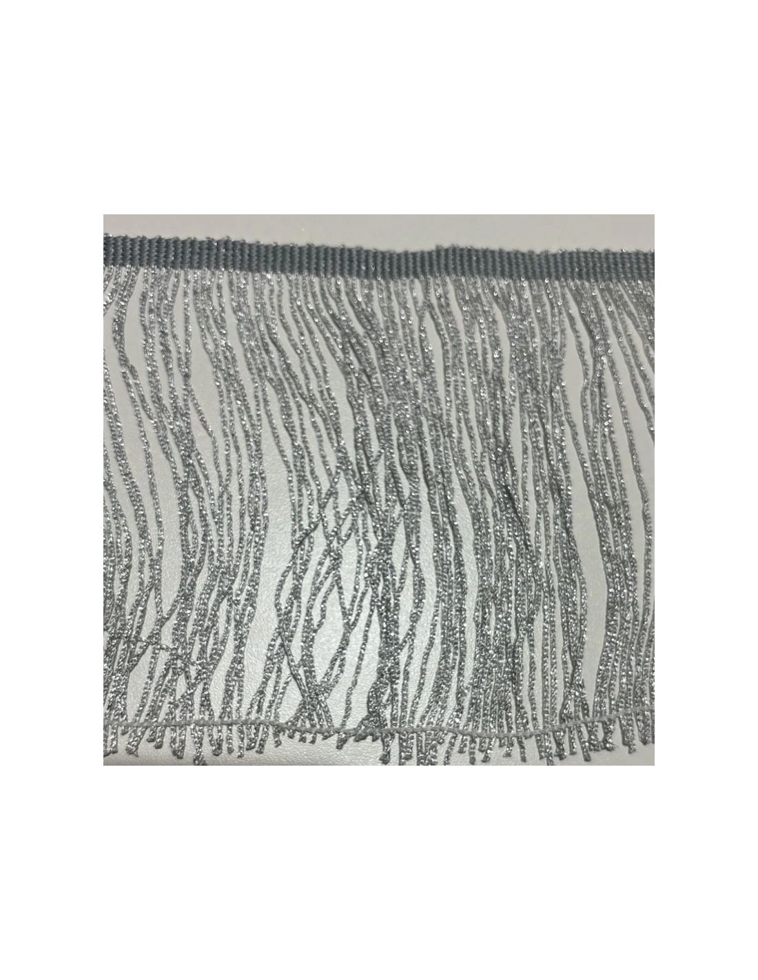 Tripolino Fringe cm 15 Silver - Pack of 1 mt.