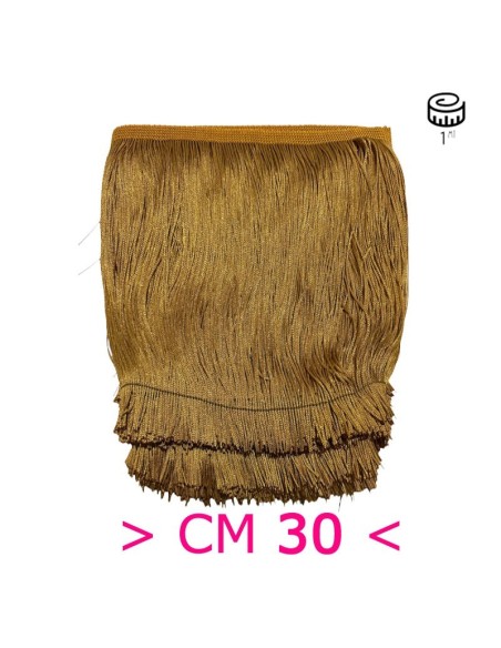 Tripolino Fringe cm 30 Yellow Ocher - Pack of 1 mt.
