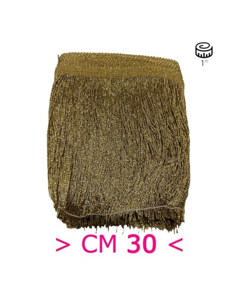 Tripolino Fringe cm 30 Gold - Pack of 1 mt.