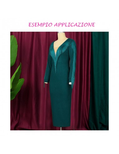 Tripolino Fringe cm 30 Petrolium -...