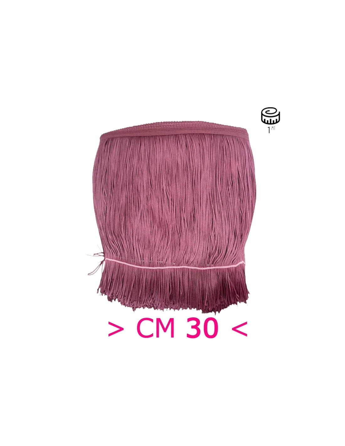 Tripolino Fringe cm 30 Pink Antique - Pack of 1 mt.
