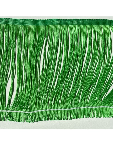 Frangia in Tripolino cm 15 Verde Prato - Pacco 1 mt.