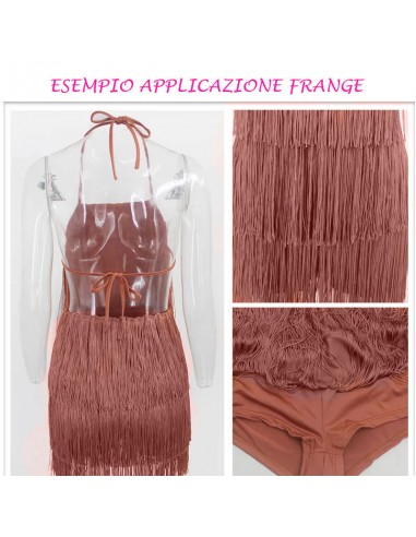 Tripolino Fringe cm 15 Taupè - Pack...
