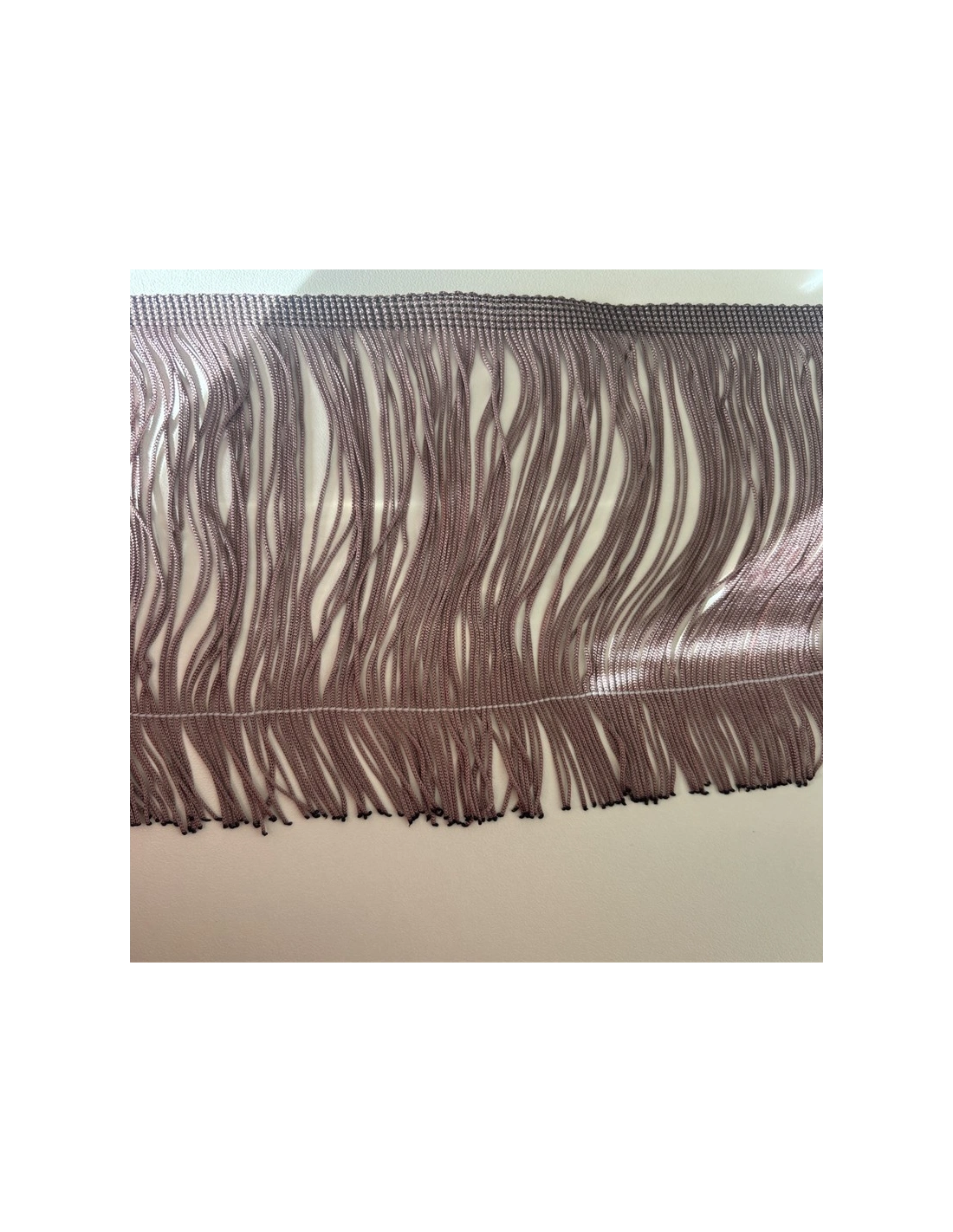 Tripolino Fringe cm 15 Taupè - Pack of 1 mt.
