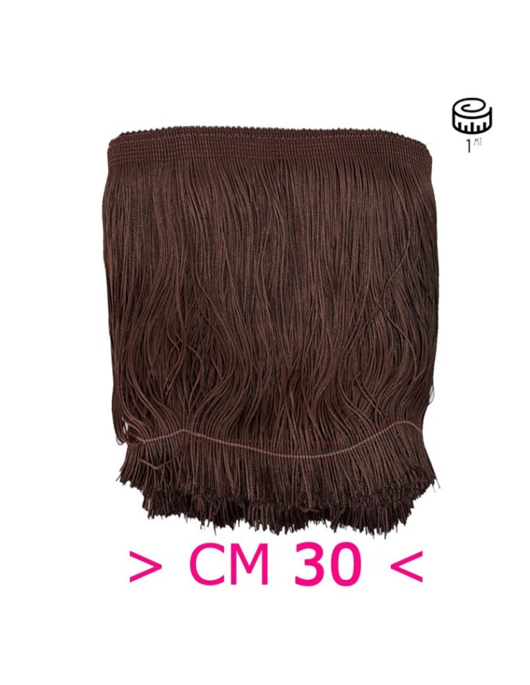 Tripolino Fringe cm 30 Brown - Pack of 1 mt.