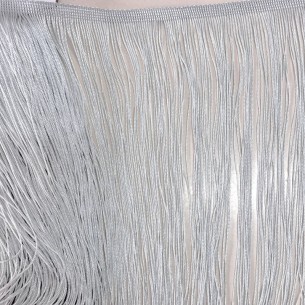 Frangia in Tripolino cm 30 Grigio Chiaro - Pacco 1 mt. 2