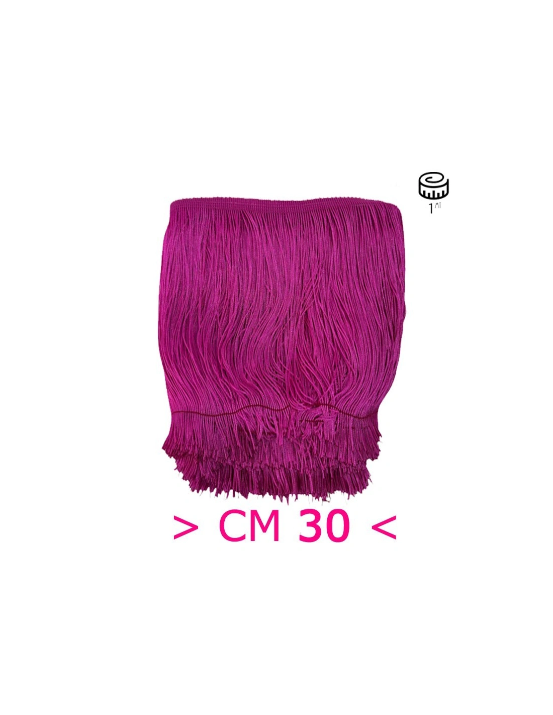 Tripolino Fringe cm 30 Fuchsia - Pack of 1 mt.