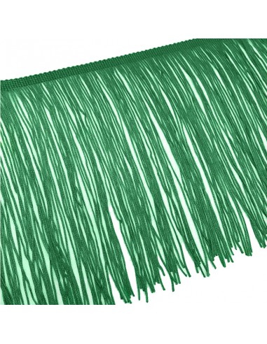 Frangia in Tripolino cm 15 Verde - Pacco 1 mt. Frangia in Tripolino cm 15 Verde - Pacco 1 mt.